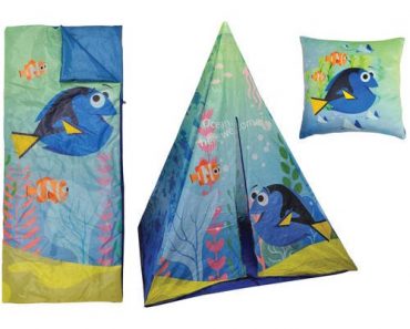 Disney Finding Dory Teepee Play Tent and Slumber Bag with Bonus Pillow ONLY $19.98!