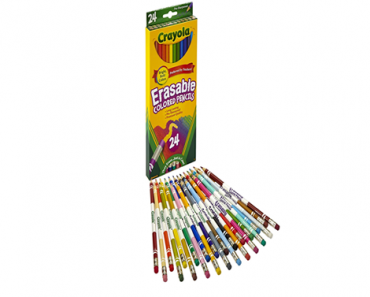 Crayola Erasable Colored Pencils – 24 Count – Just $5.97! Back in Stock!