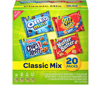 Nabisco Classic Mix Variety Pack with Cookies & Crackers, 20 Count Box – Just $5.93!
