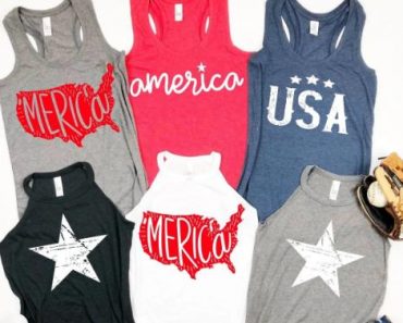 Favorite America Style Tanks – Only $14.99!
