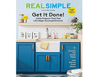 Today Only! Get 1 Year of Real Simple on Kindle for only $5!