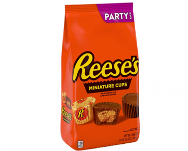 Reese’s, Milk Chocolate Peanut Butter Cup Miniatures Party Bag, 35.6 oz – Just $5.52!