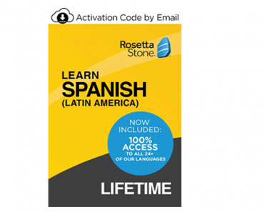 Rosetta Stone Learn Spanish (Latin America) and UNLIMITED LANGUAGES with Lifetime Access – Just $159.00!