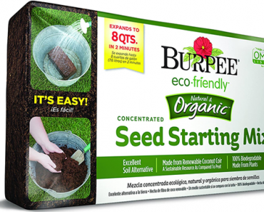Burpee 8qt Organic Coir Compressed Seed Starting Mix 1-Brick – Just $2.98!
