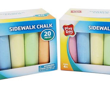 Play Day Sidewalk Chalk – 20 Pieces – 2 Pack – Just $13.19!