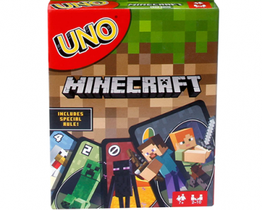 Uno Minecraft Card Game – Just $5.09! Fun family game!