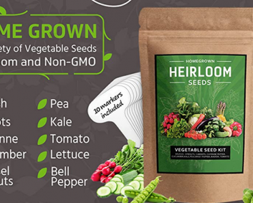 Heirloom Vegetable Seeds -10 Varieties – Non GMO Vegetable Seeds – Just $21.95!
