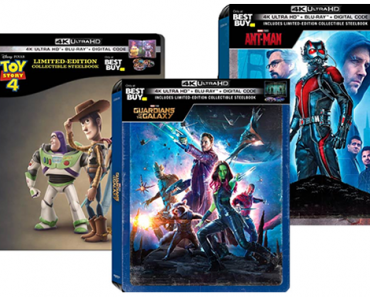 Just $9.99 or $14.99 for select Disney 4K movies in collectible SteelBook packaging!