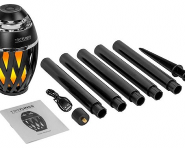 Limitless Innovations TikiTunes Wireless Speaker Bundle with Adjustable 40” Pole and Ground Stake – Just $34.99!