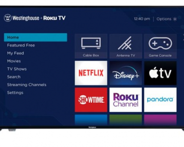 Westinghouse 55″ 4K UHD TV Smart LED with HDR Roku TV – Just $269.99!