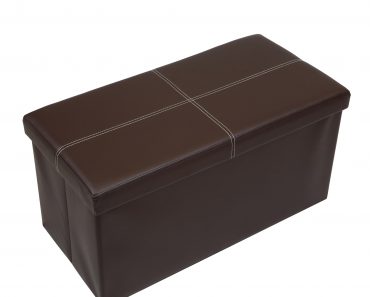 Folding Storage Ottoman Only $21.00!