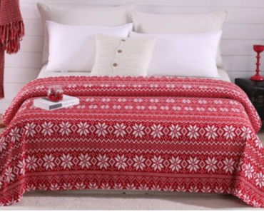 Mainstays Sweater Knit Blanket Full/Queen Only $10! (Reg. $25)