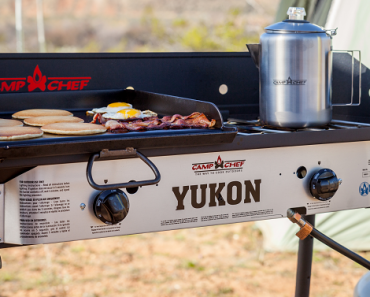 Camp Chef Yukon Two Burner Range Camp Stove Only $124.00! (Reg $144.99)