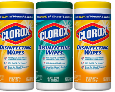 Clorox Disinfecting Wipes Value Pack 105 Wipes Only $8.49 Shipped! (Pre-Order Now!)