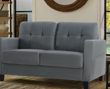 Lifestyle Solutions Tod Loveseat with Upholstered Microfiber Fabric Only $169.99 Shipped! (Reg. $329)