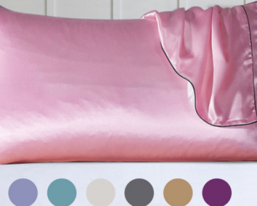 100% Silk Pillow Cover With Trim Only $14.99!