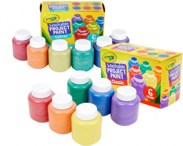 Crayola Washable Kids Paint (Assorted Glitter) 12 Count Only $10.19!