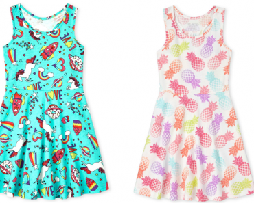Girls Print Racerback Dress Start at Only $3.39 Shipped!