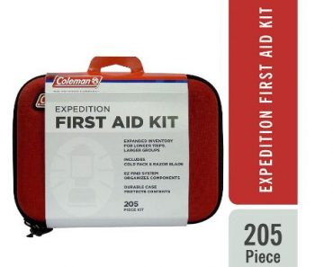 Coleman Camping All Purpose First Aid Essentials Kit for Emergencies – Only $15.88!