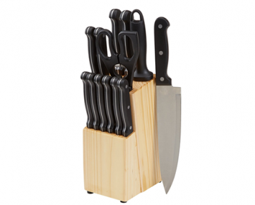 AmazonBasics 14-Piece Knife Set with Block – Just $22.99!