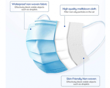 Price Drop! Disposable Non-Woven Face Shield – 50 Count – Just $21.99! Free Shipping!