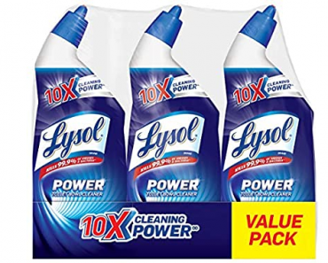 Amazon: Lysol Power Toilet Bowl Cleaner 3 Count Only $4.97! (Only $1.66 Each!)