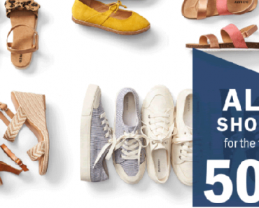 Old Navy: Take 50% off Shoes for the Whole Family! Today, April 15th Only!