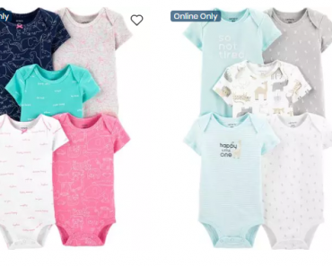 Carter’s: Take up to 70% off Baby Bodysuits, Sets & More! Get 5-Pack Bodysuits for Only $8.40!