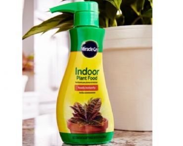 Miracle-Gro Indoor Plant Food (Liquid), 8 oz. Only $3.72!