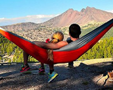 Zimtown Portable Camping Hammock 2 Person Only $14.99!