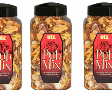 In Stock! Utz Pub Mix – 44 Ounce Barrel – Savory Snack Mix Only $6.99 Shipped! #1 Best Seller!