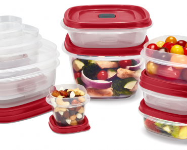 Rubbermaid Food Storage Containers with Easy Find Lids 24-Piece Set Just $10.00!