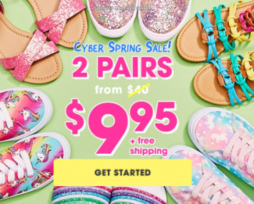 TWO Pairs of Kids Shoes Only $9.95!