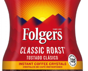 Folgers Classic Roast Instant Coffee Only $4.69!