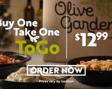 Buy One, Take One Promo is BACK at Olive Garden!