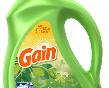 Gain Laundry Detergent 50 oz Bottle Only $3.99 + Free Pickup!