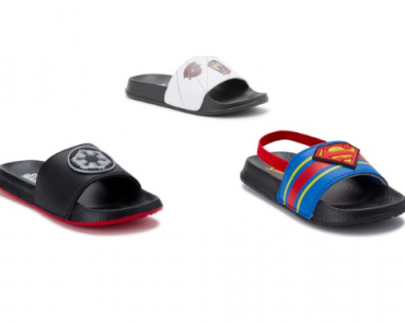 Kids Character Slide Sandals Only $7.98! (Reg. $15)