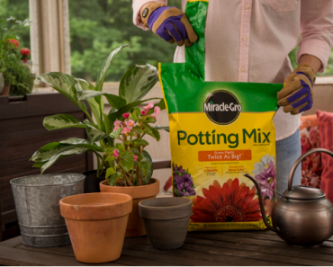 Miracle-Gro Potting Mix 1 cu. ft., For Use With Container Plants Only $5.97!