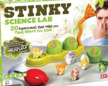SmartLab Toys Stinky Science Lab, 20 Stinky Experiments – Only $9.65!