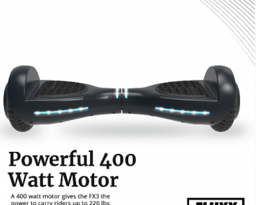 Fluxx FX3 Hoverboard with LED Lights Only $98 Shipped!! (Reg. $200)