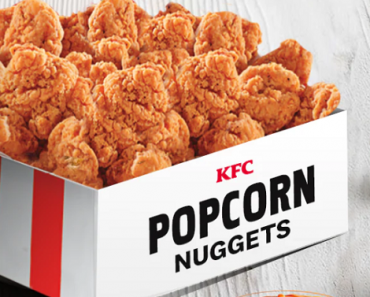 It’s BACK! KFC’s Extra-large serving of Popcorn Chicken Just $10!!