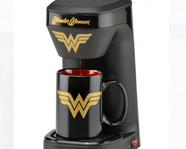 DC Wonder Woman Coffee Maker Only $14.86!! (Reg. $25)