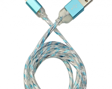 32” LED Light-Up Lightning Cable (Multiple Colors) Only $5.99!!