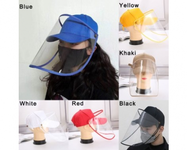 Unisex Baseball Cap with Removable Anti-Dust Shield Mask – Just $11.58!