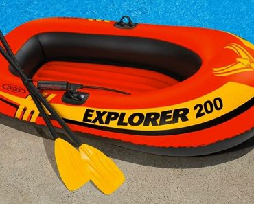 Intex Explorer 2-Person Inflatable Boat Set – Only $18.50!