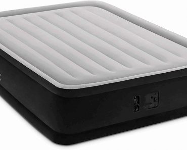 Intex Dura-Beam Series Elevated Comfort Airbed with Built-In Electric Pump – Only $44!
