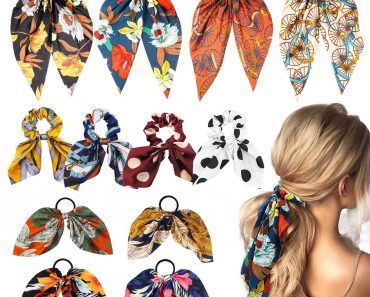 Satin Scarf Hair Ties (12 Pieces) – Only $14.99!