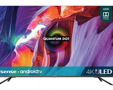 Hisense 55H8G Quantum Series 55-Inch Android 4K ULED Smart TV $454.99! (Reg. $599.99)