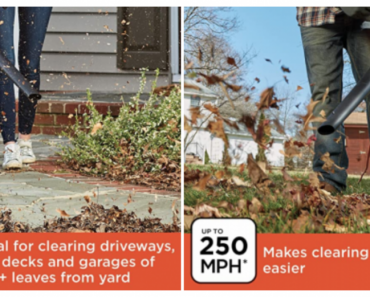 BLACK+DECKER 3-in-1 Electric Leaf Blower & Mulcher with Leaf Vacuum Kit $79.00! (Reg. $146.82)