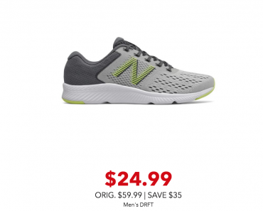 New Balance Men’s DRFT Running Shoes $24.99 Today Only! (Reg. $59.99)